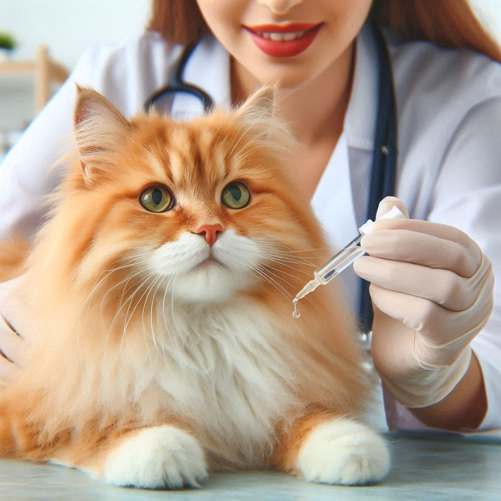 cat_having_medicine_administered